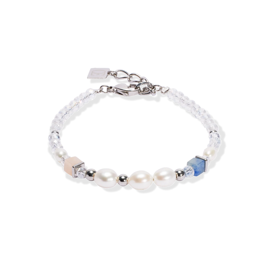 Bracelet Cosmic Pearls Soft Silver