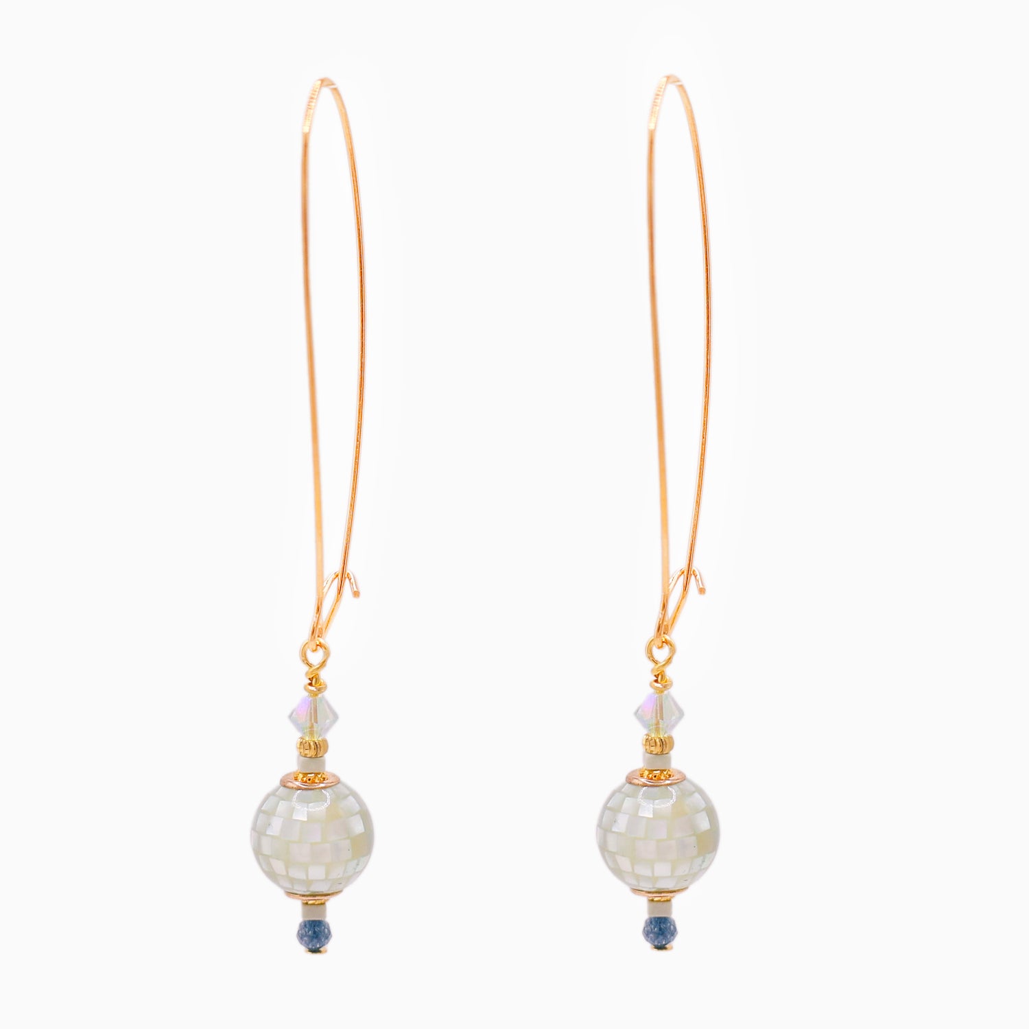 Atlantic Drift Shimmer Earrings-Long