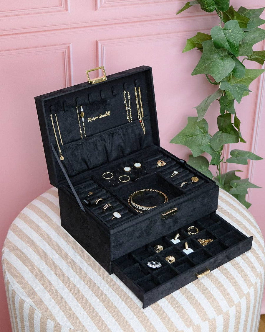 Denise velvet jewelry box