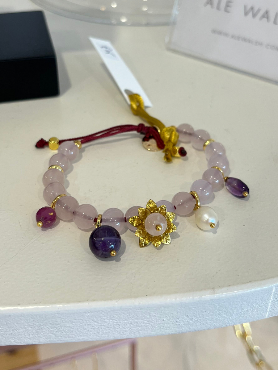 Hortencia Bracelet - Pink