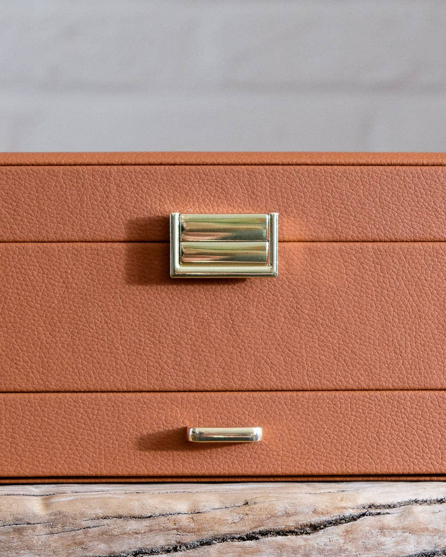 Denise PU leather jewelry box