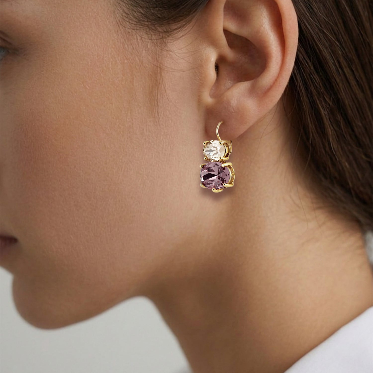 Globule SG Rose Sand Earrings
