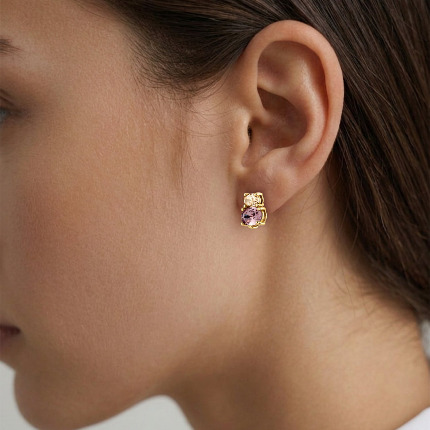 Nerida SG Rose Sand Earrings