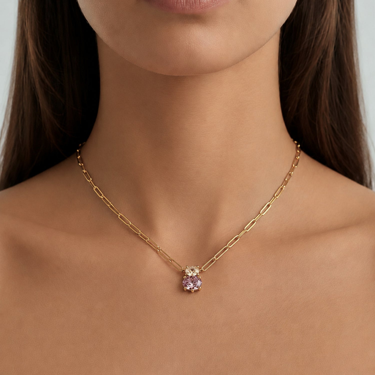 Serafine SG Rose Sand Necklace