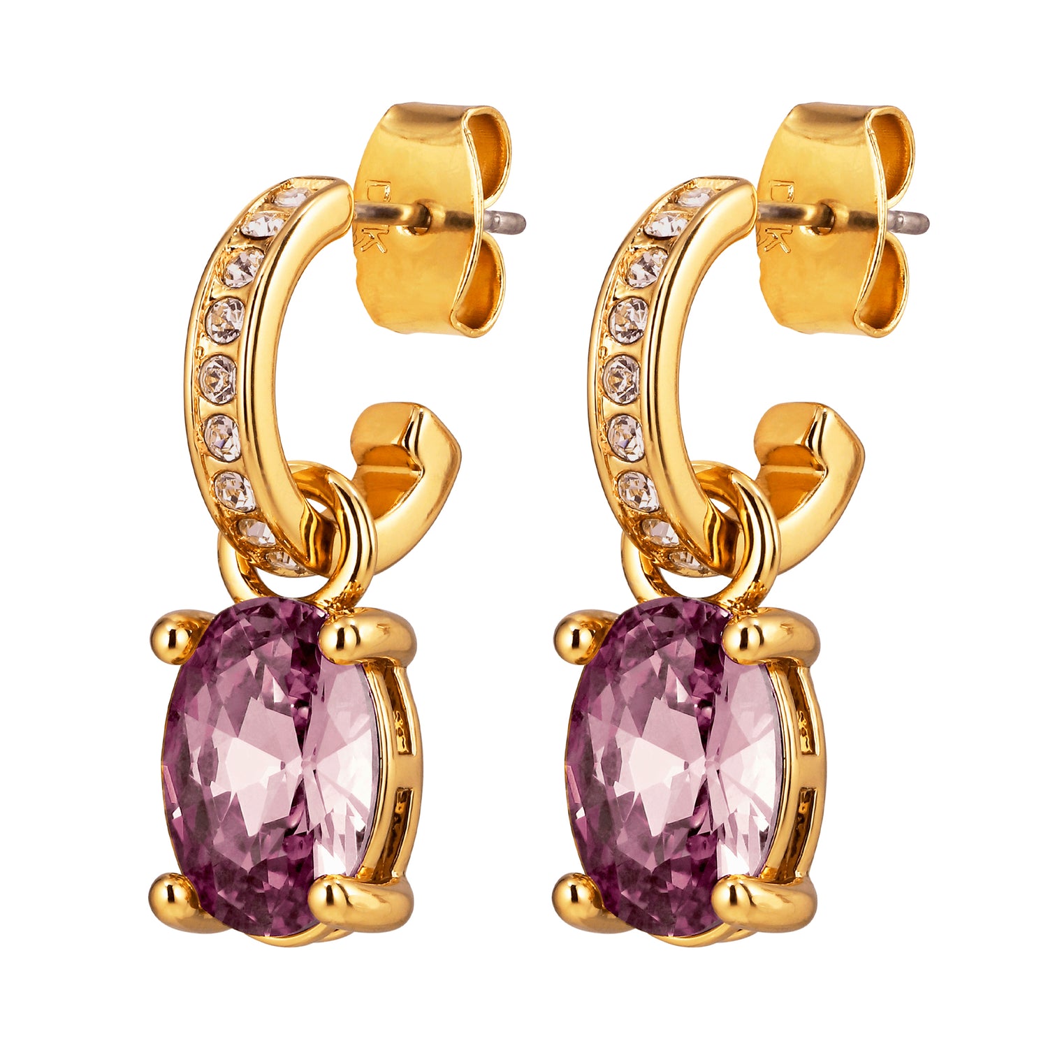 Solene SG Vintage Rose Golden Earrings