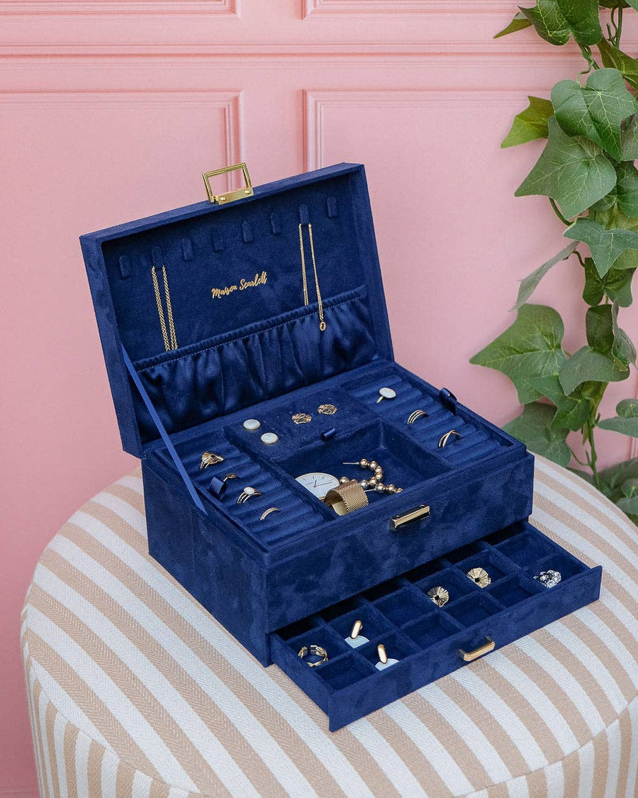 Denise velvet jewelry box
