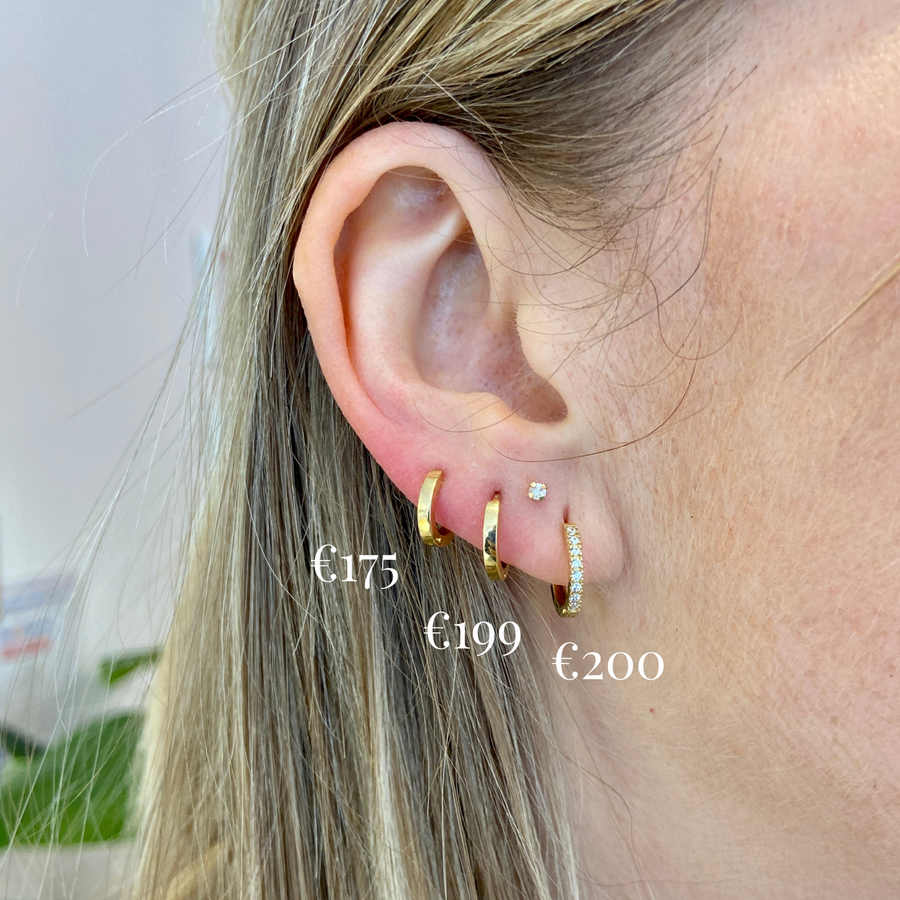 9ct Gold Huggie Earrings