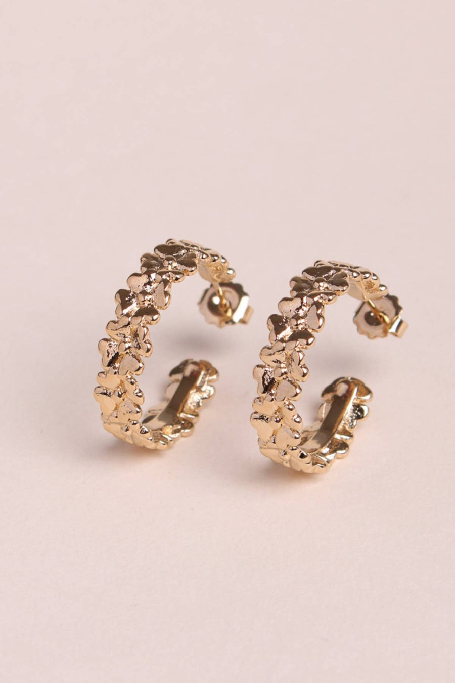 Bloom hoop earrings