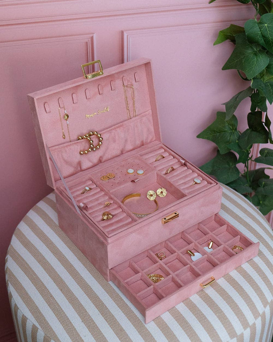 Denise velvet jewelry box