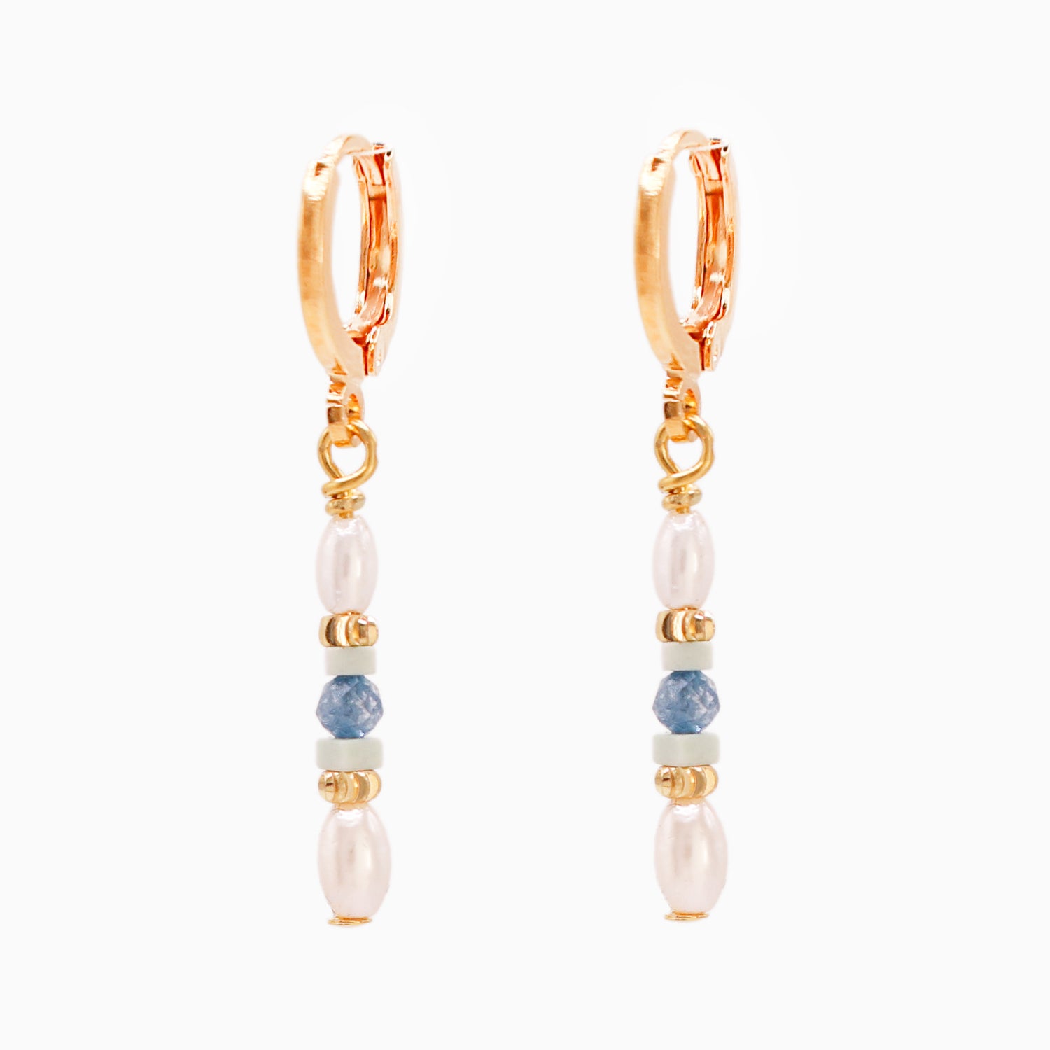 Atlantic Drift Petite Pearl Earrings-Huggies