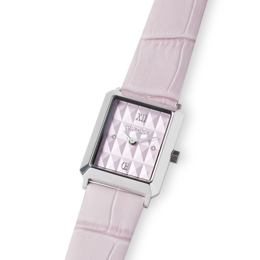 Watch Iconic Spikes Rosé Silver Bracelet Leather Rosé