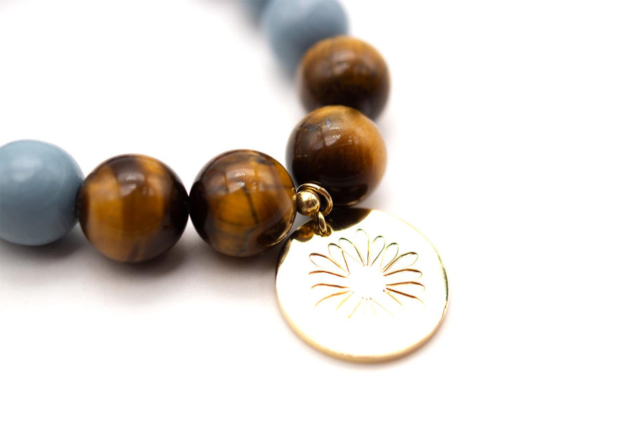 HD Soft Blue Tiger Bracelet