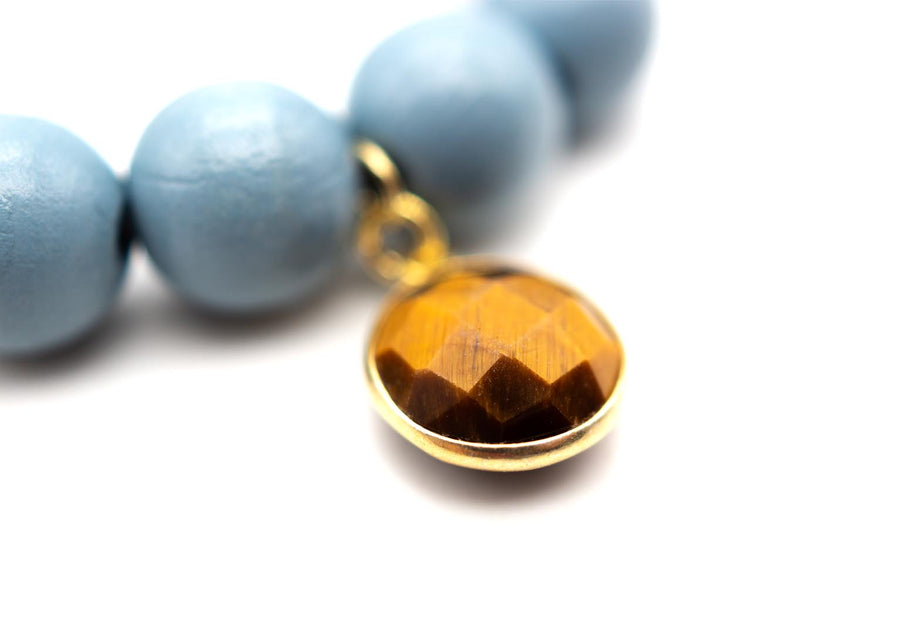 HD Soft Blue Tiger Bracelet