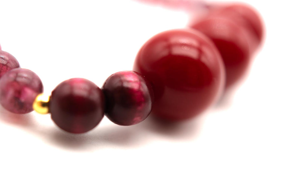 Mala Single Burgundy Crush Bracelet
