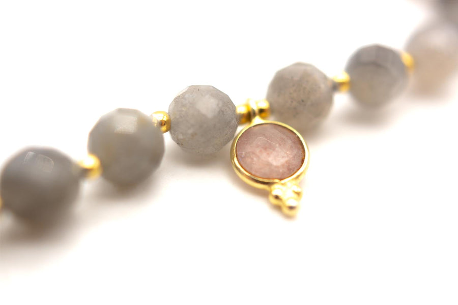 Mala Single Grey Glamour Bracelet