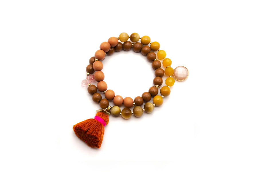 Mala Twin Caramel Bracelet