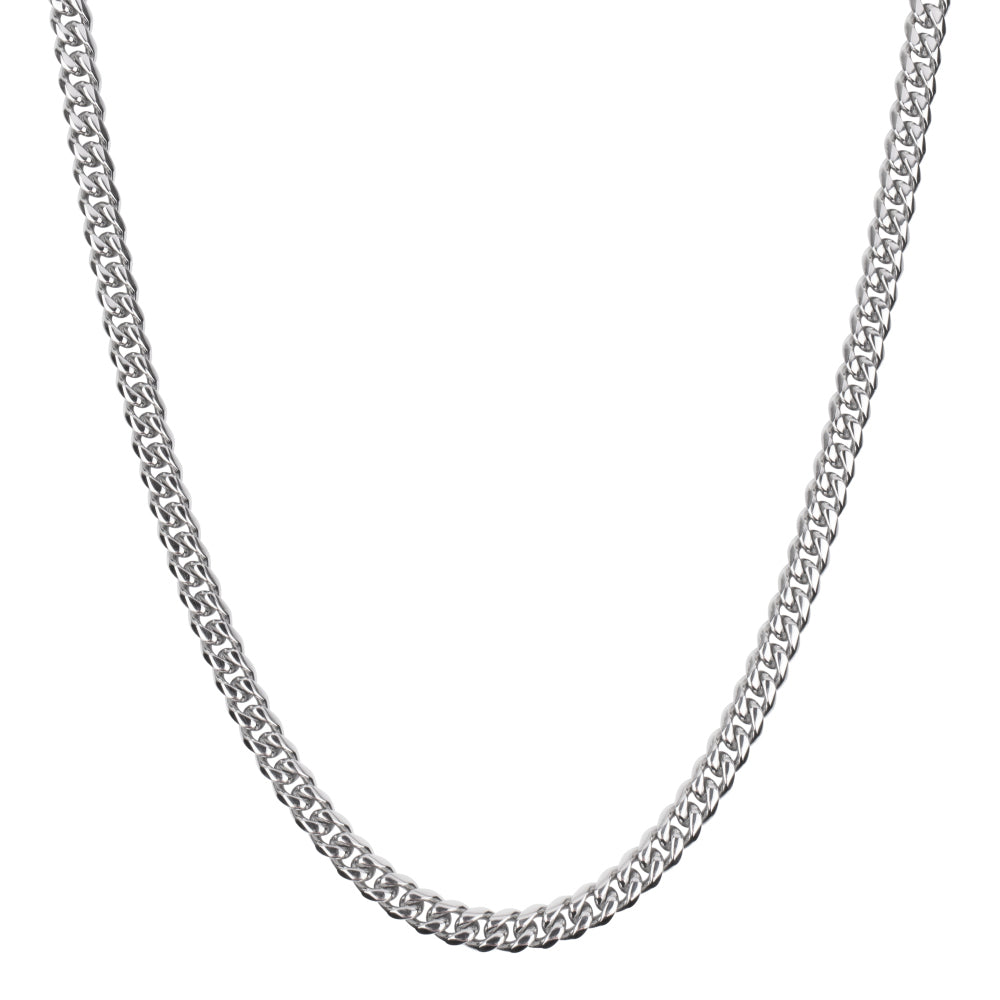 Necklace Gourmette Eight Inox