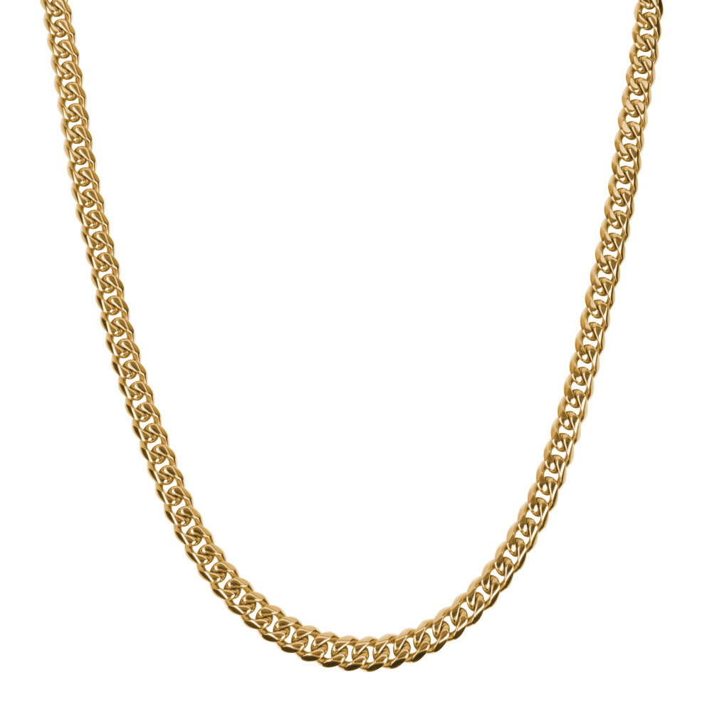 Necklace Gourmette Eight Oro