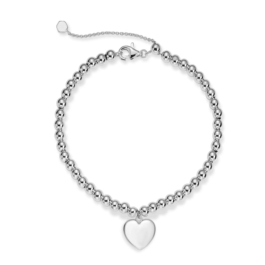 Beaded Heart Bracelet