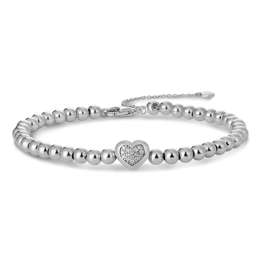 Pave Heart Bracelet