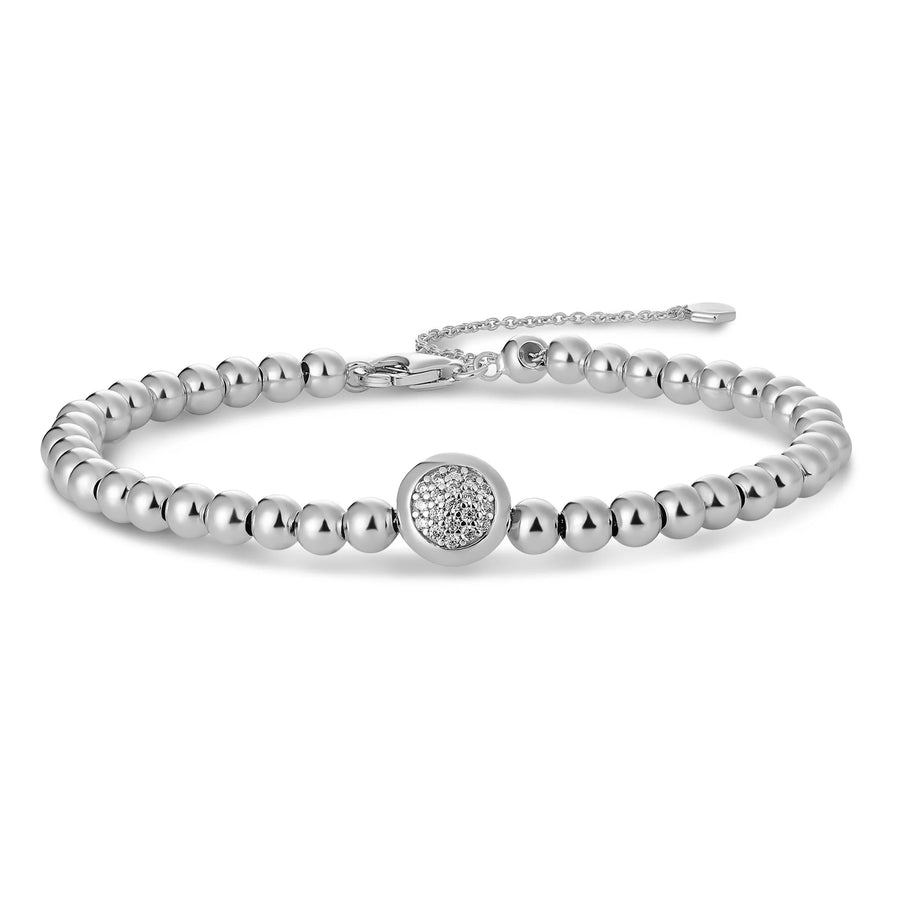 Pave Bead Bracelet