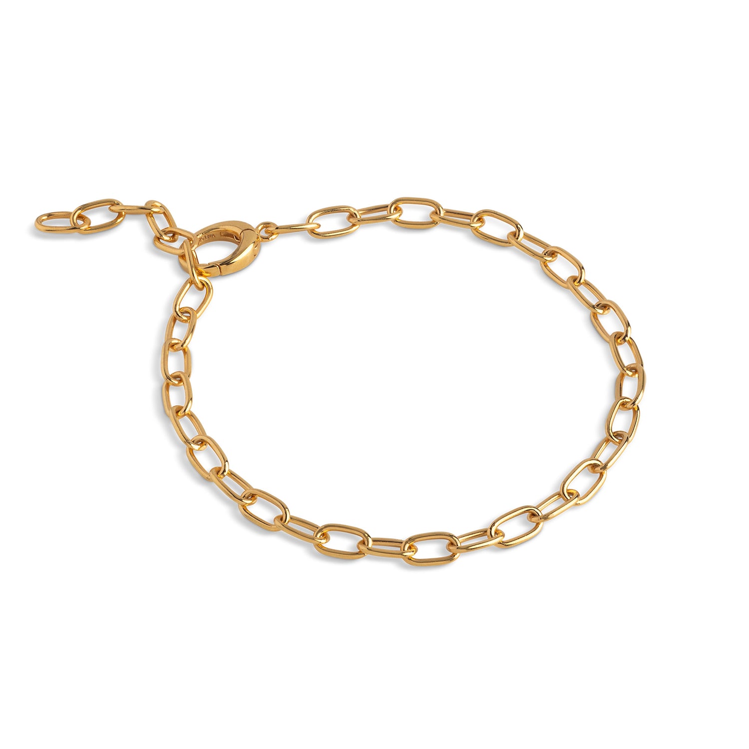 Medium Gold Charm Bracelet