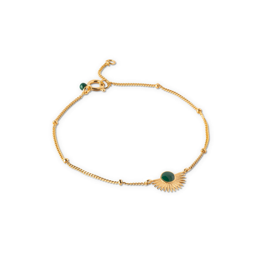 Soleil Bracelet -Petrol Green