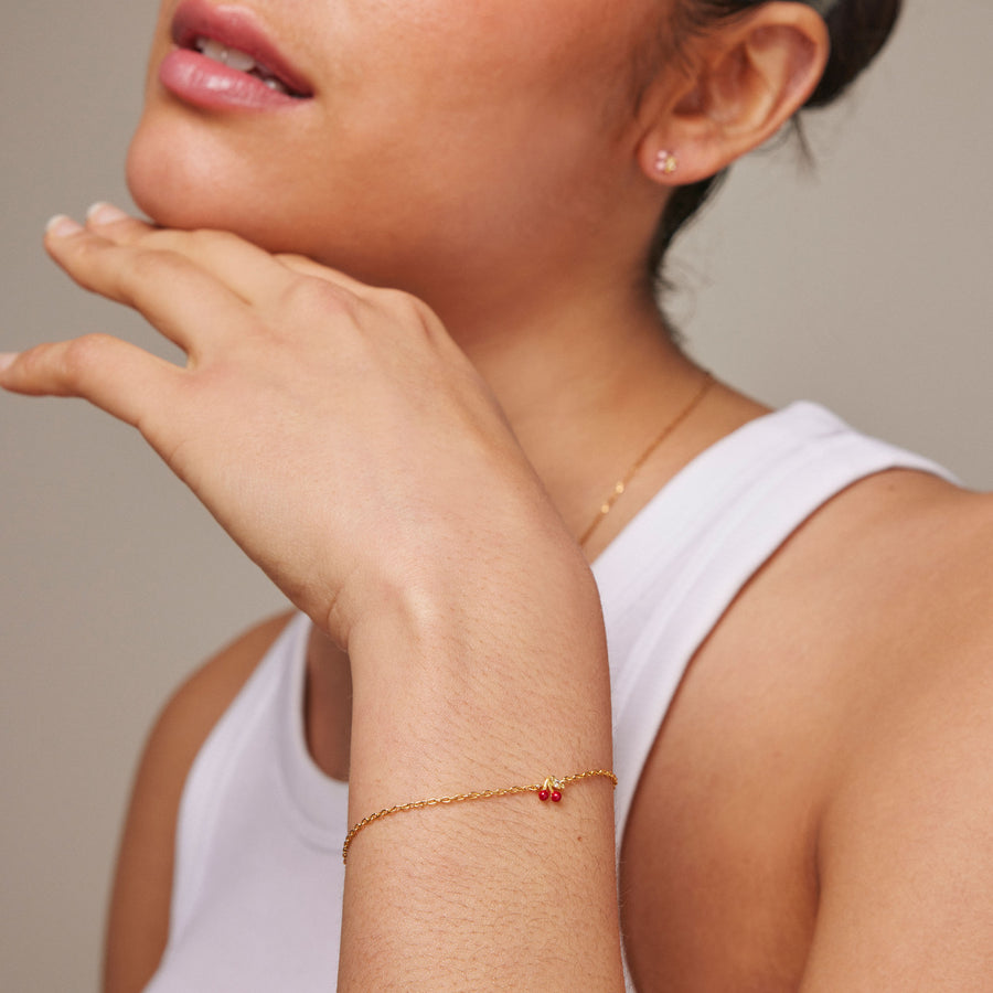 Cherry Red Bracelet