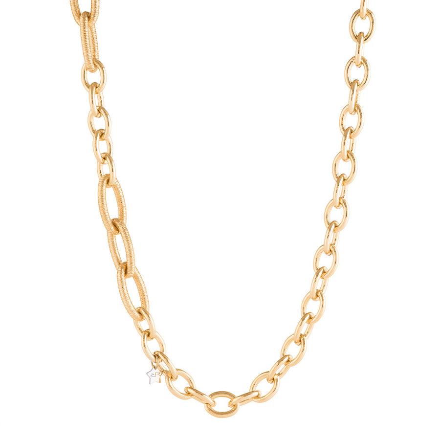 Diva Chanel Necklace with Ethnic Mesh Mix