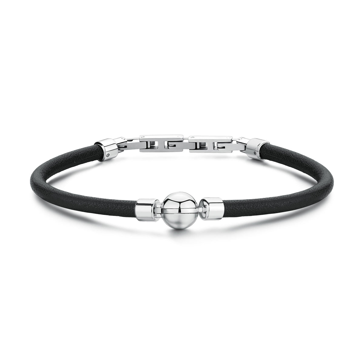 Origin Black Leather Bracelet