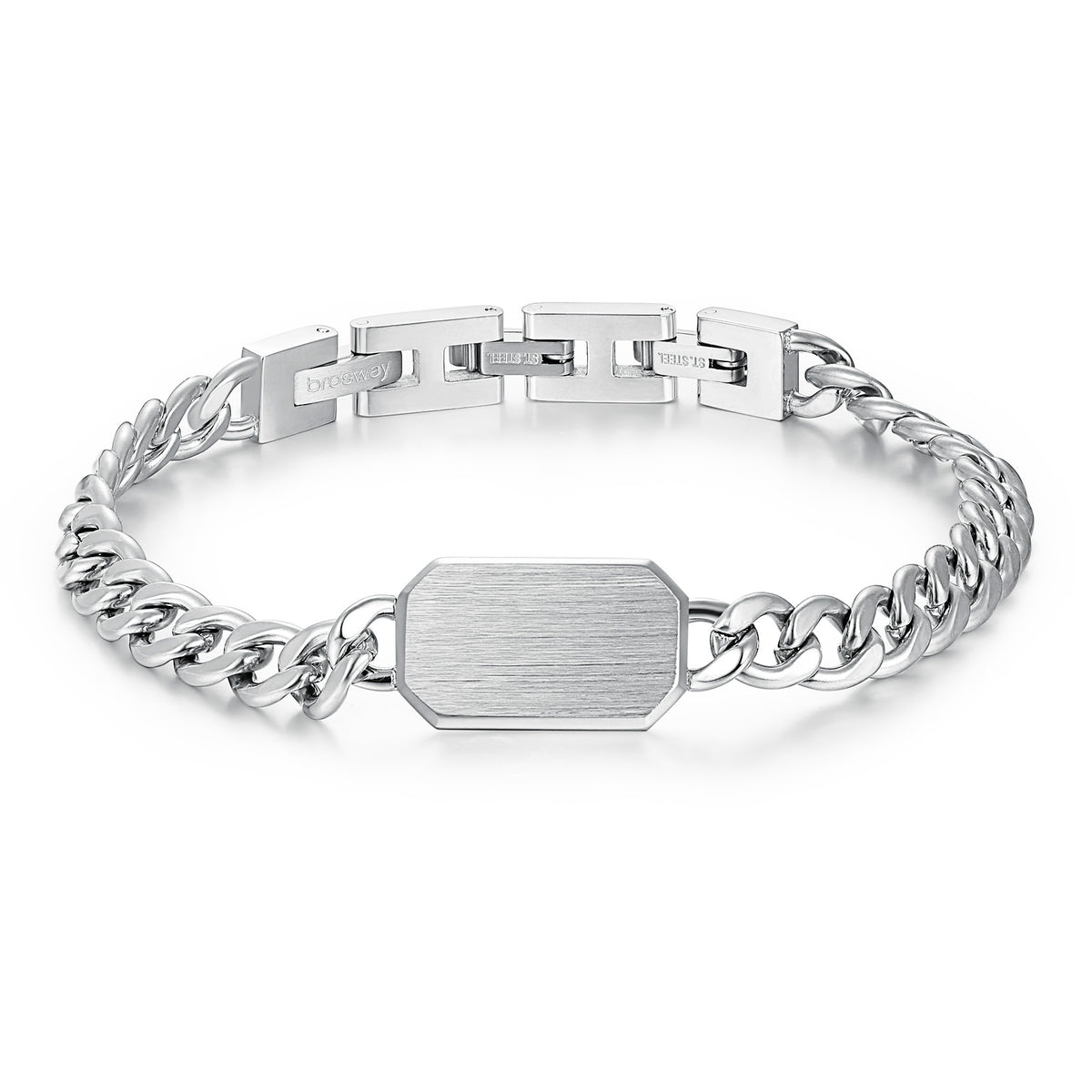 Ink Tag Silver Bracelet