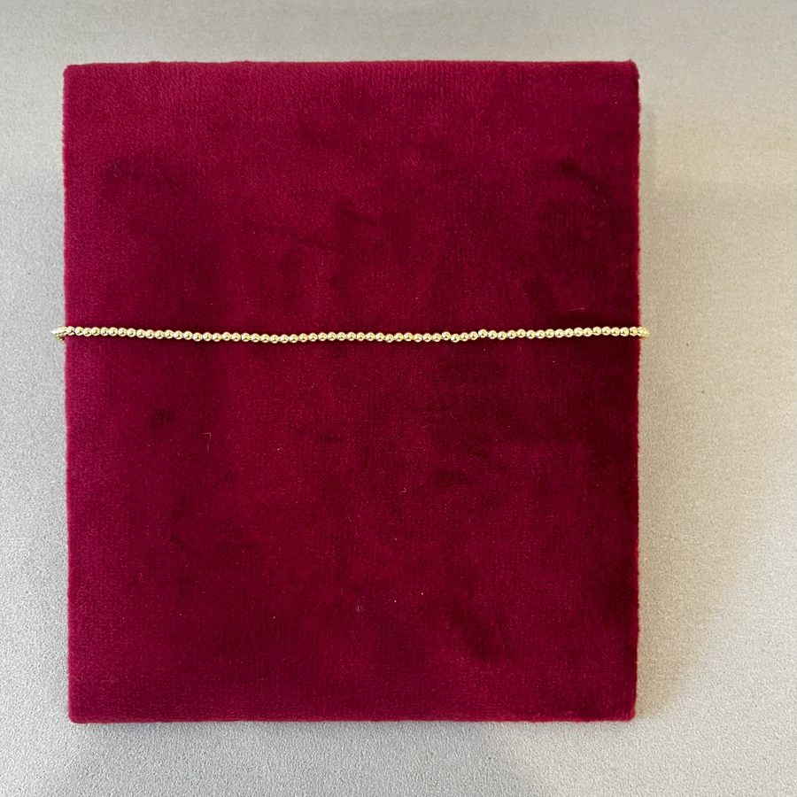 9ct Gold Beaded Bracelet