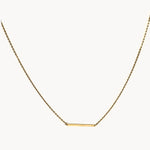Bar necklace; 9ct Gold Necklace; Delicate jewellery