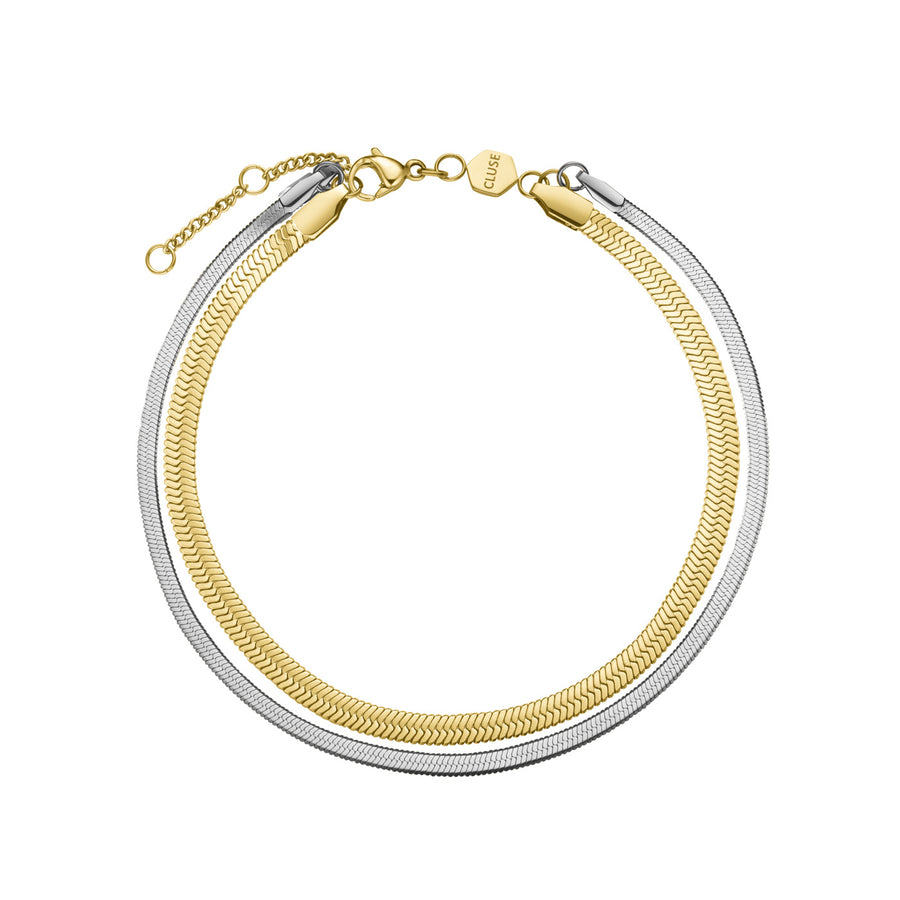 Cluse Giftbox Gracieuse Petite Bicolour & double snake bracelet