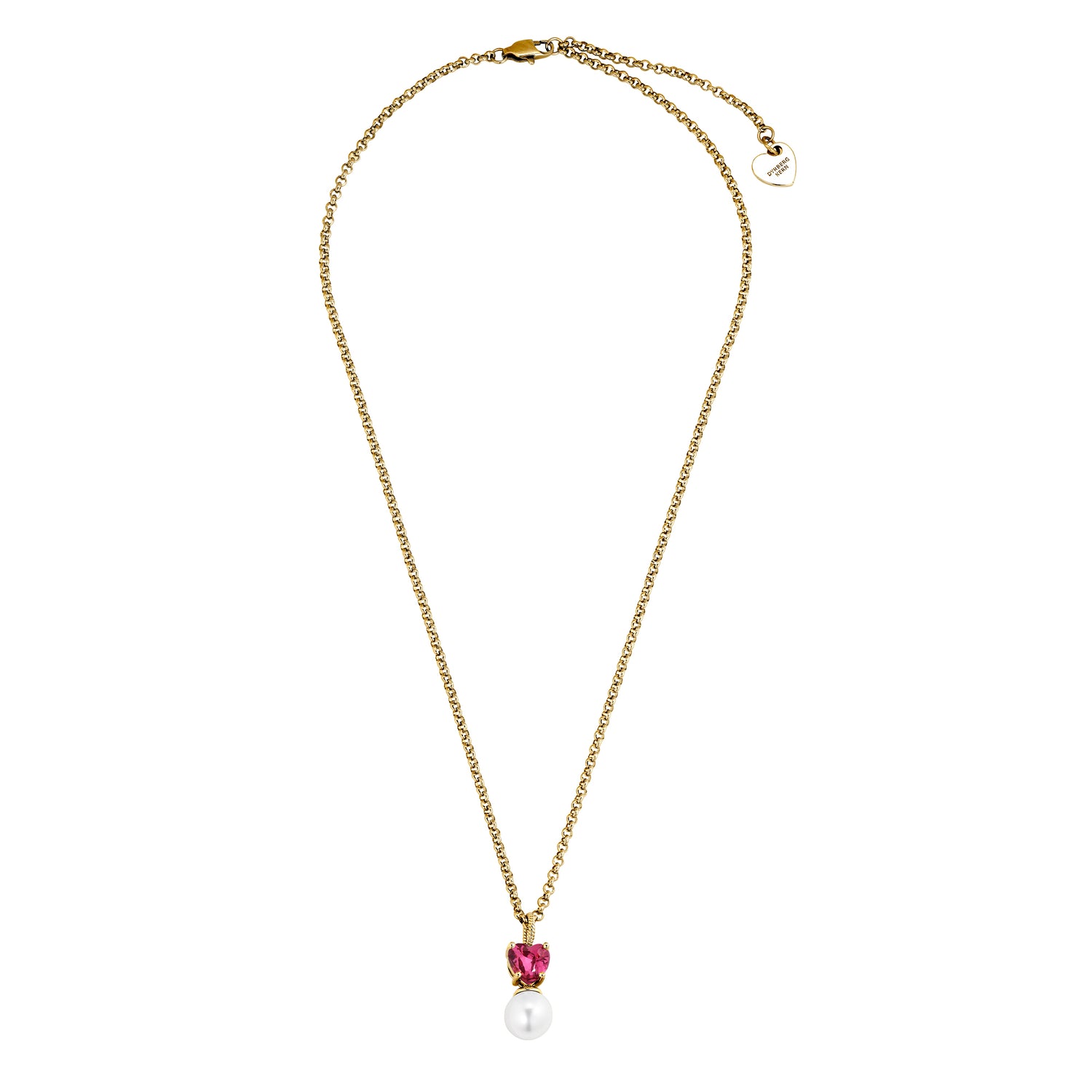 Colume SG Rose/White Pearl  Necklace