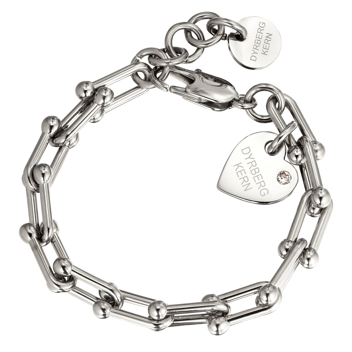 Course Silver Chain Bracelet