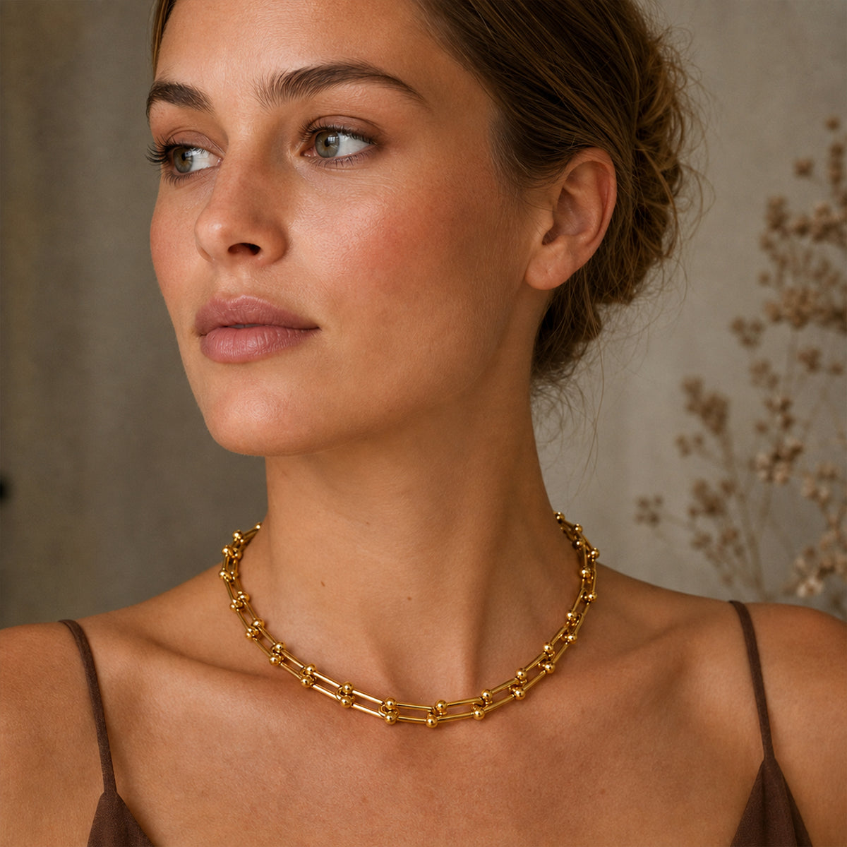 Course Gold Chain Necklace