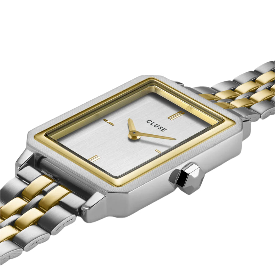 Cluse Fluette Watch Steel, Bicolour