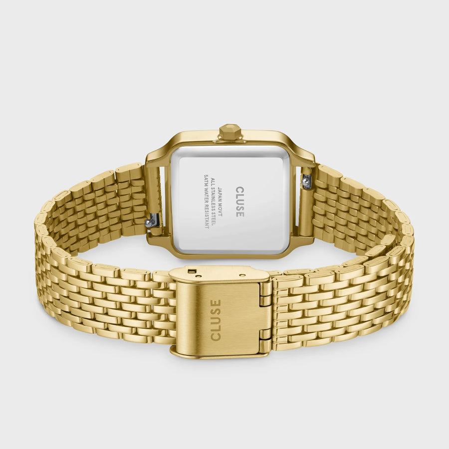 Cluse Gracieuse Petite Watch Steel, White, Gold Colour