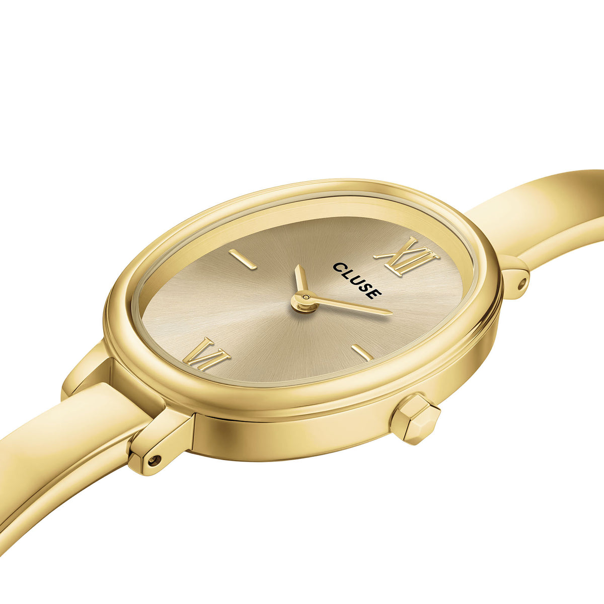 L'Ovale Watch Steel, Full Gold Colour