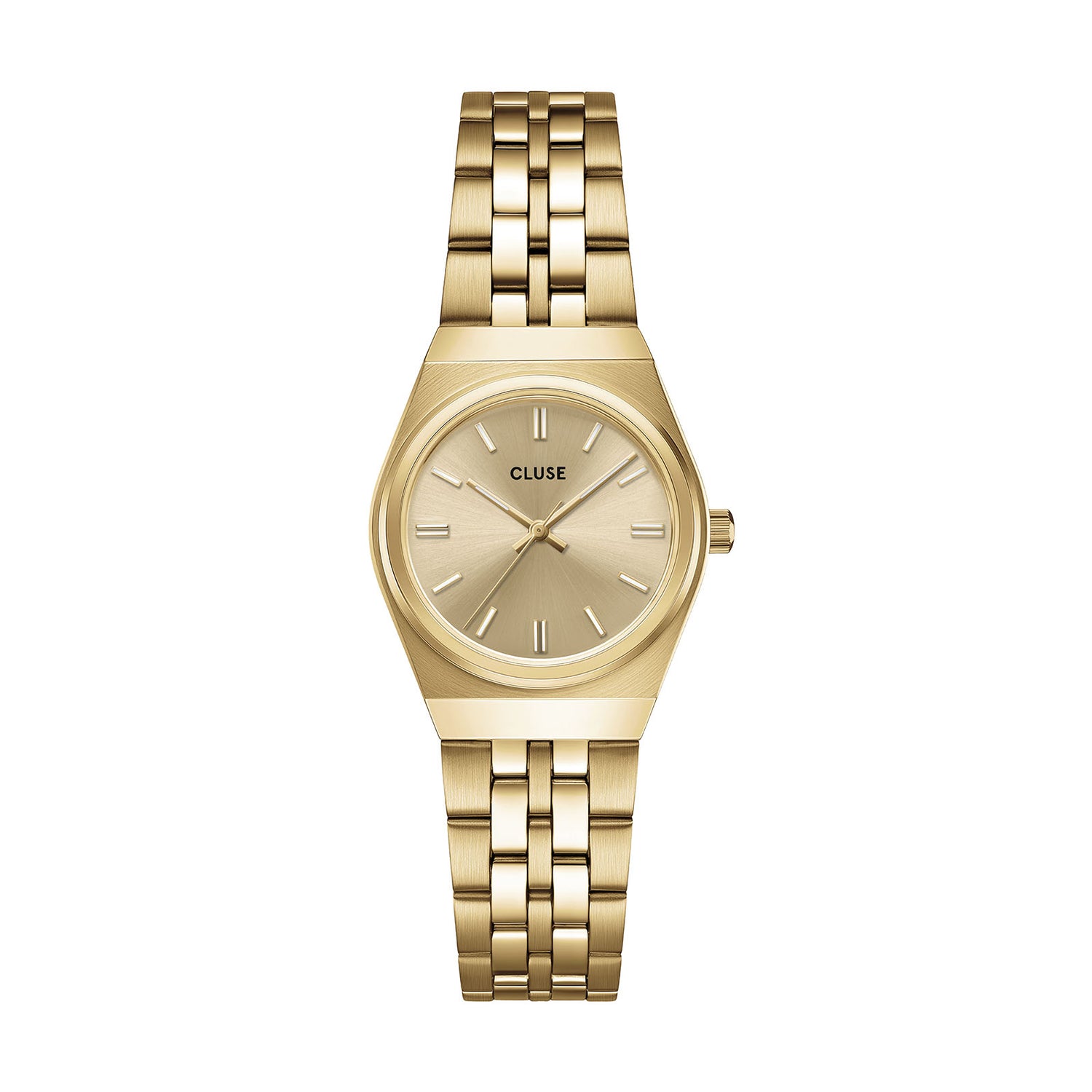 Cluse Retro 70s Mini Watch Steel, Full Gold
