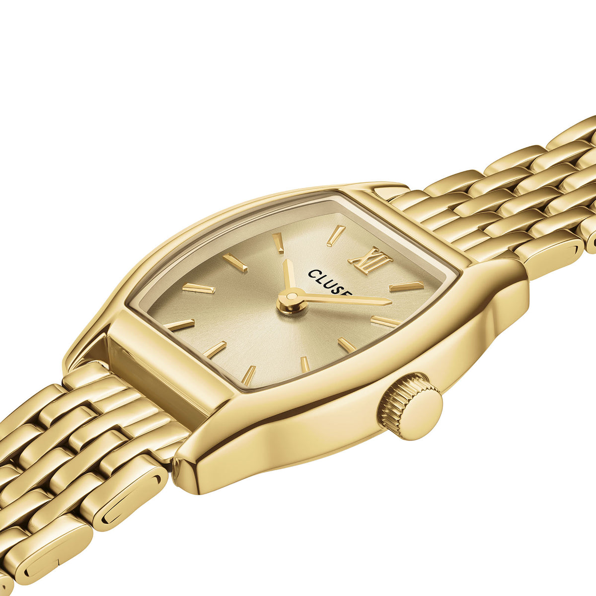 Tonnette Mini Watch Steel, Full Gold Colour
