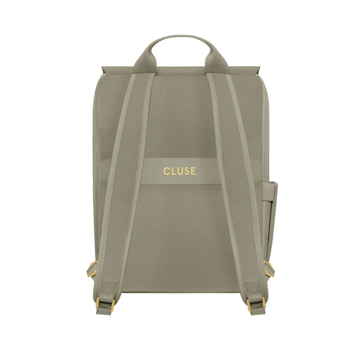 Nuitée Backpack - Light Green Olive, Gold Colour