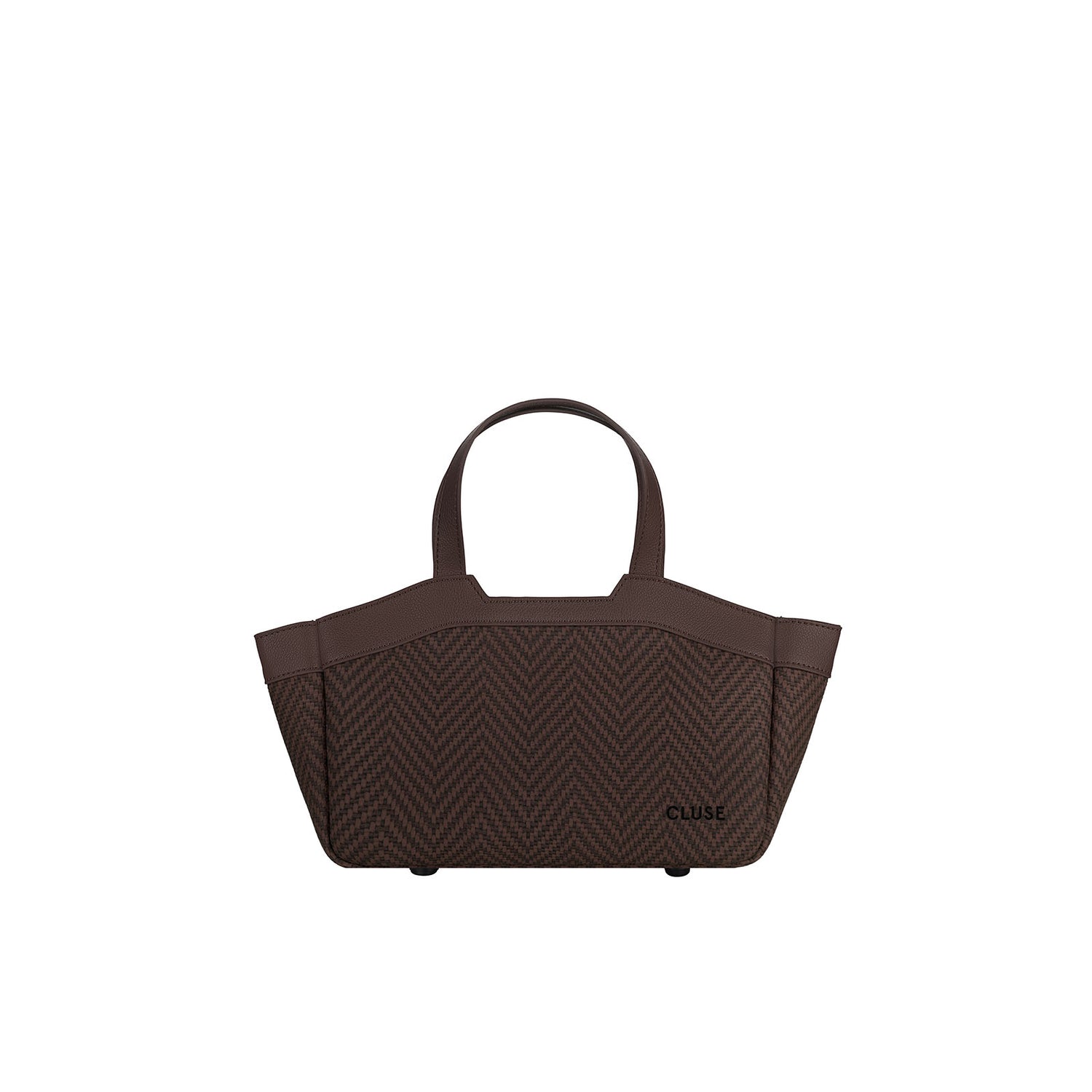 Tote Bag Mini - Textured Dark Brown