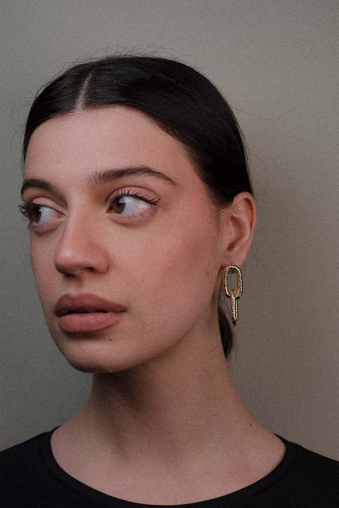 Double Mesh Drop Earrings