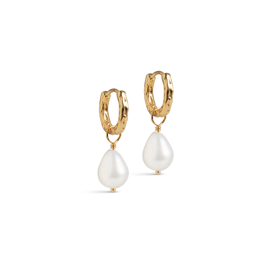Significant Pearl Hoops