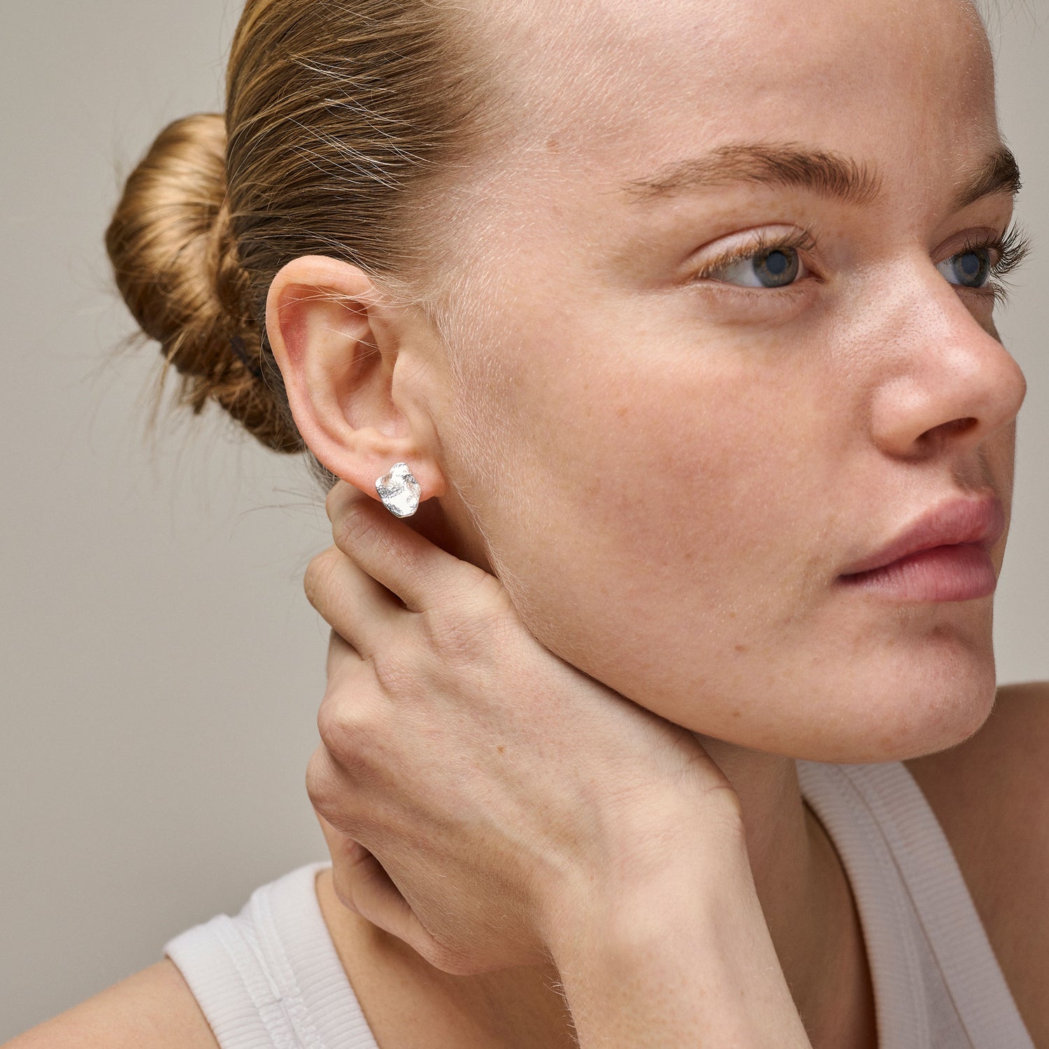 Maia Small Stud Earring - Sterling Silver