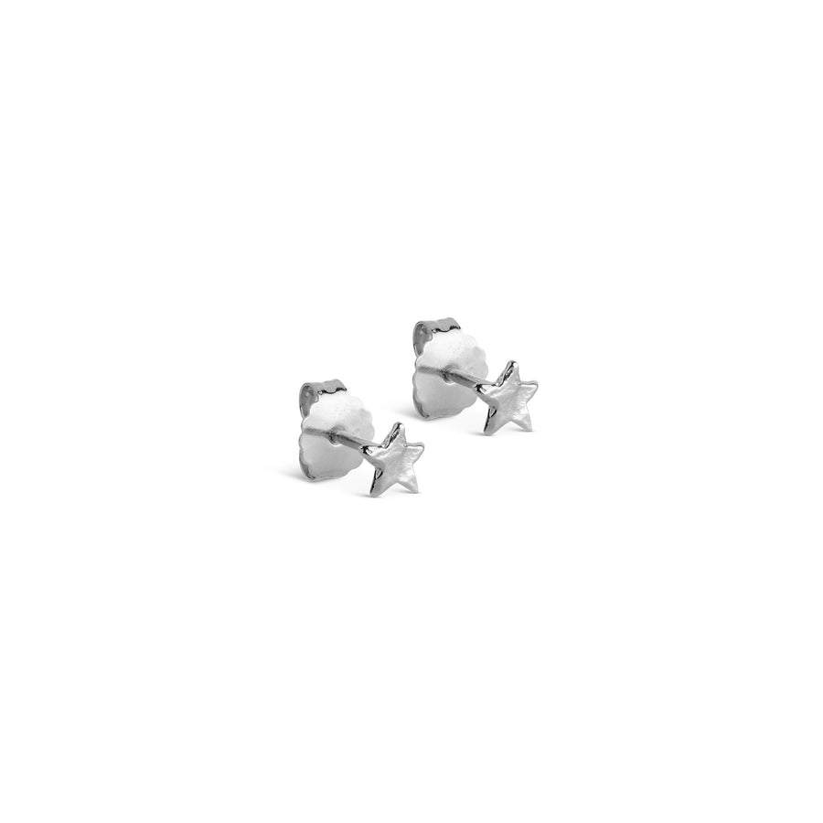 Star Energy Stud Earringss - Recycled Sterling Silver