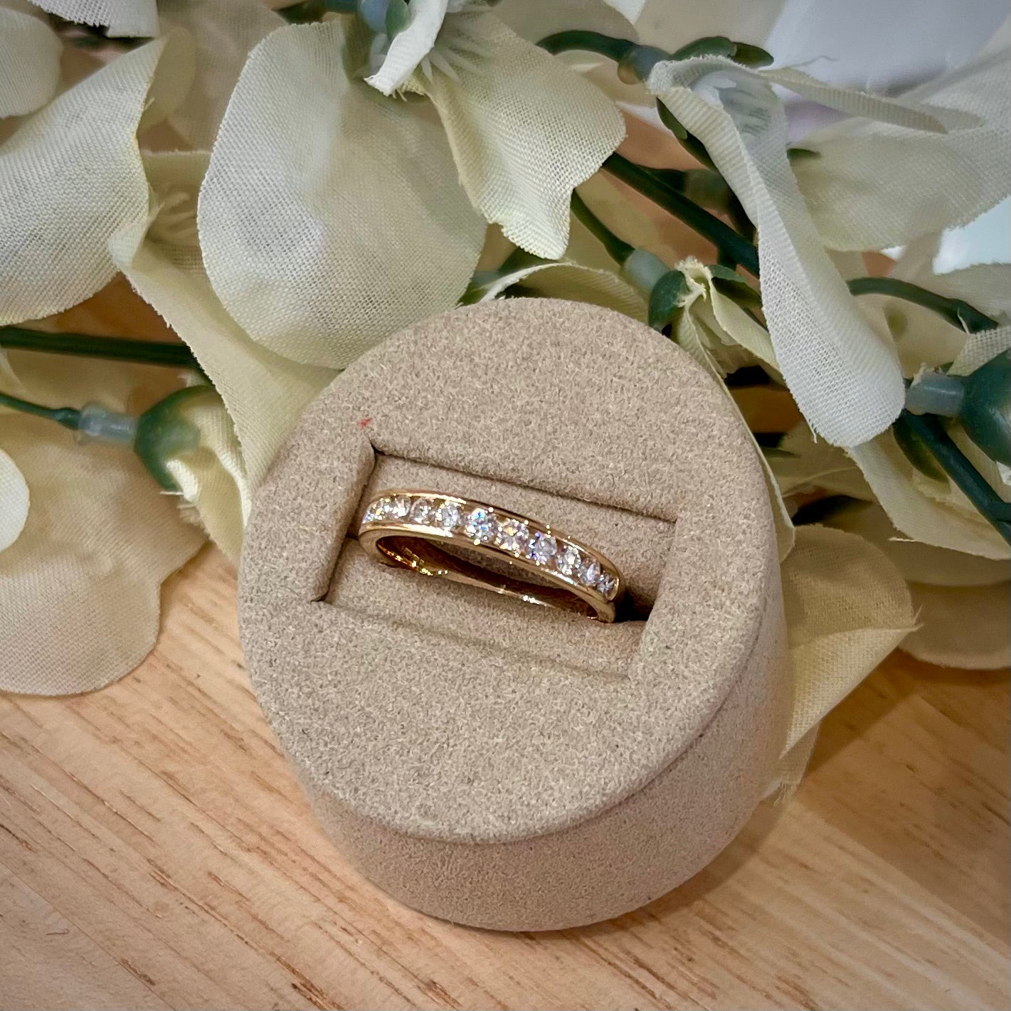 Timeless Diamond 9ct Gold Band