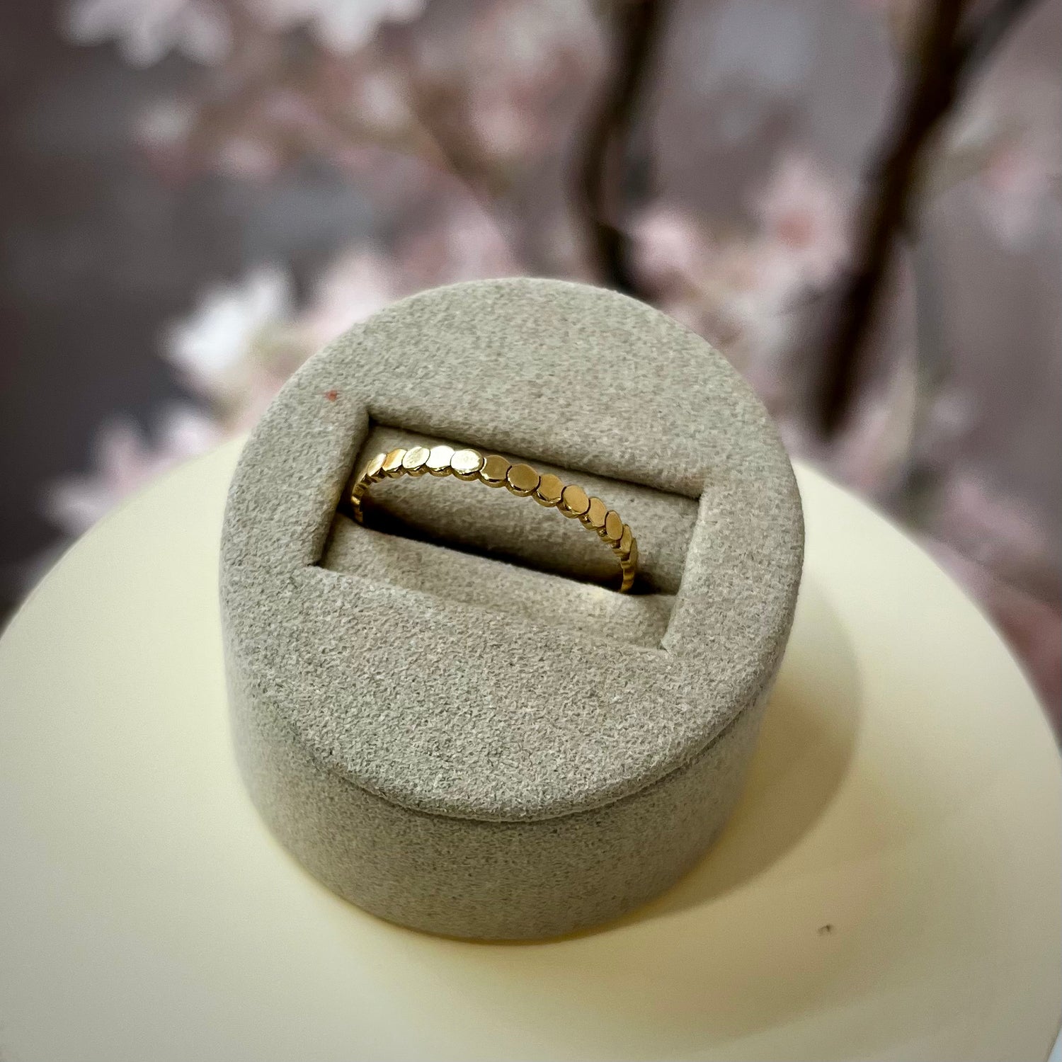Band of Blocks 9ct Gold Ring
